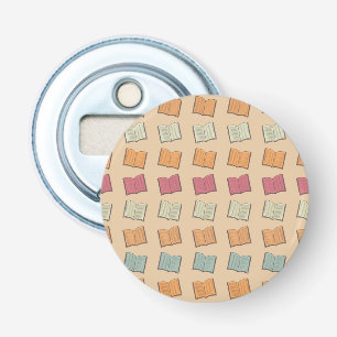 Book pattern bottle opener