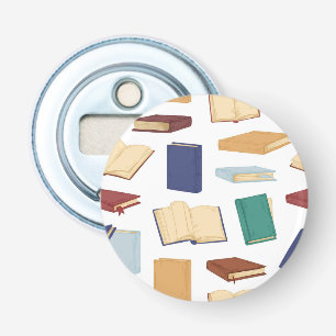 Book pattern bottle opener
