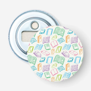 Book pattern bottle opener
