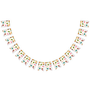 Book pattern bunting 