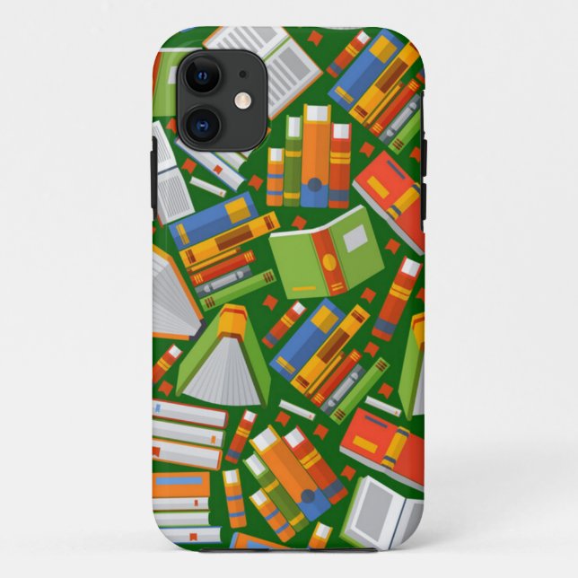 Book pattern Case-Mate iPhone case (Back)