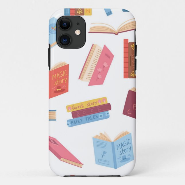 Book pattern Case-Mate iPhone case (Back)