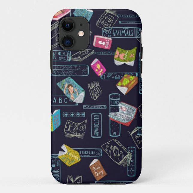 Book pattern Case-Mate iPhone case (Back)