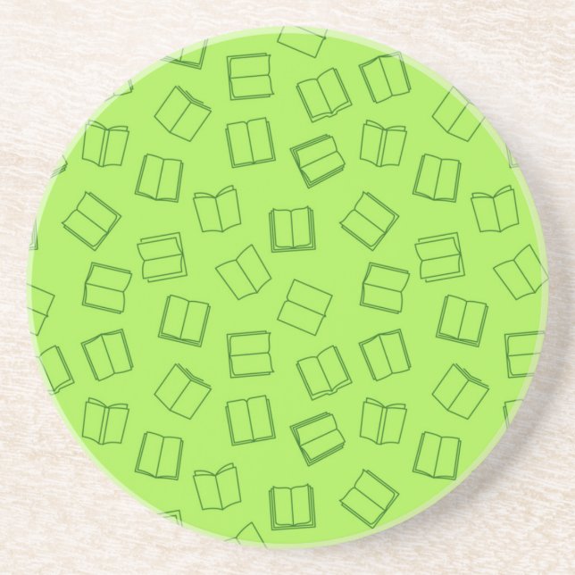 Book pattern coaster (Front)