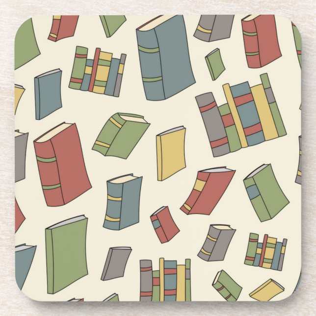 Book pattern coaster (Front)