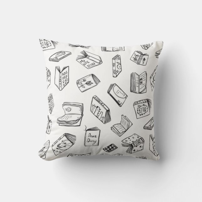 Book pattern cushion (Front)