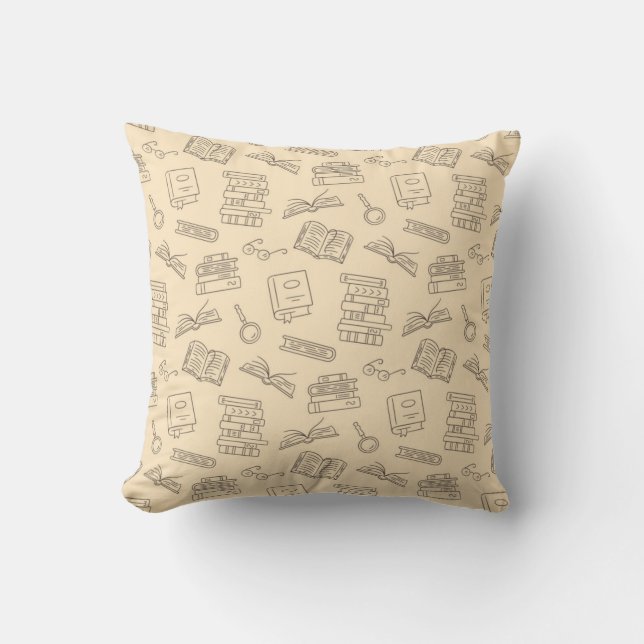 Book pattern cushion (Front)
