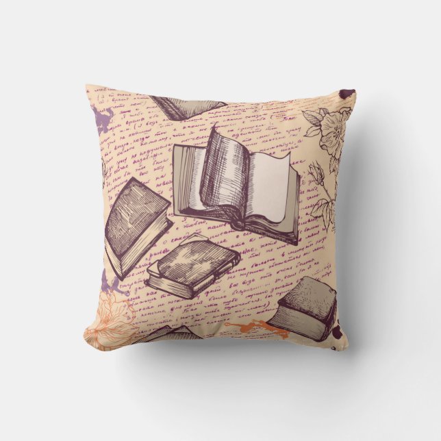 Book pattern cushion (Front)