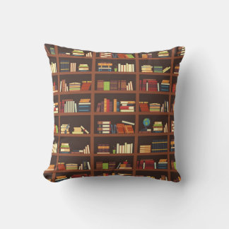 Book pattern cushion