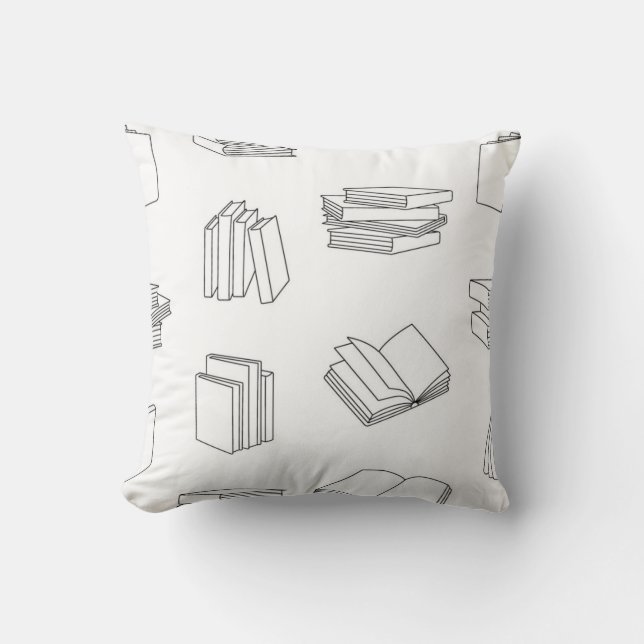 Book pattern cushion (Front)