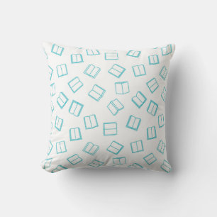 Book pattern cushion