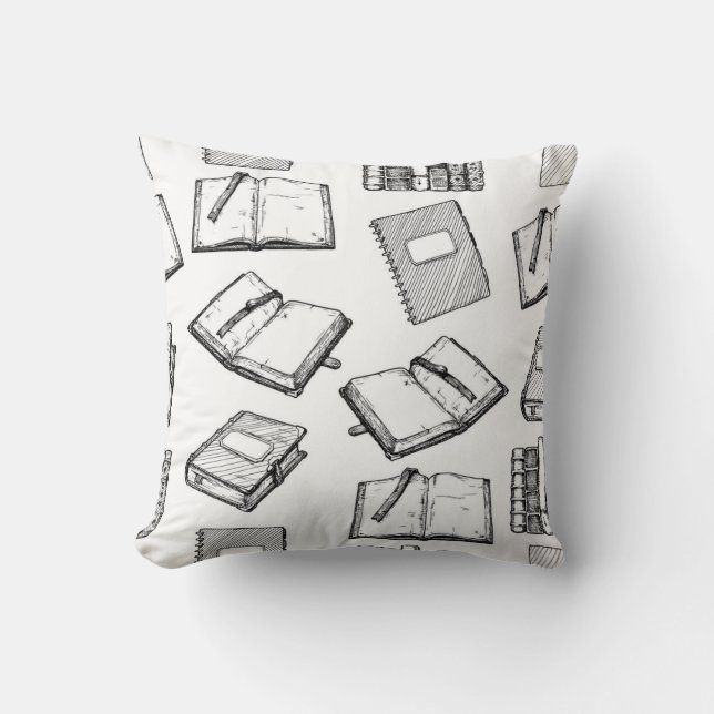 Book pattern cushion (Front)