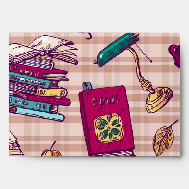 Book pattern envelope (Front)