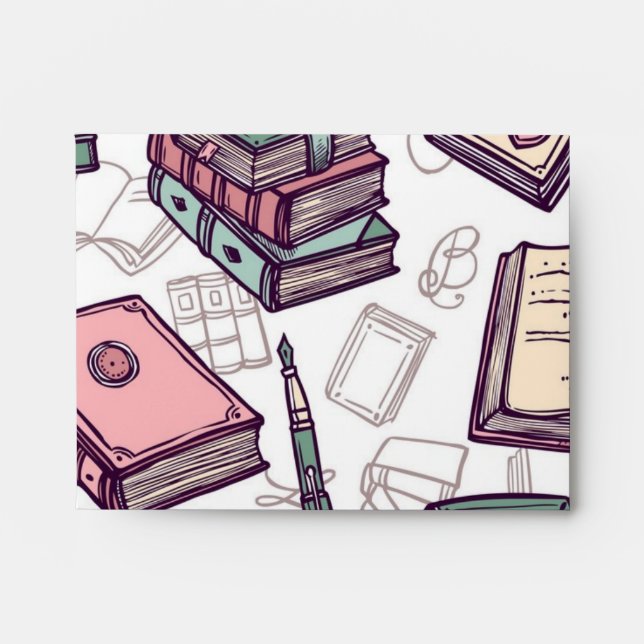 Book pattern envelope (Front)