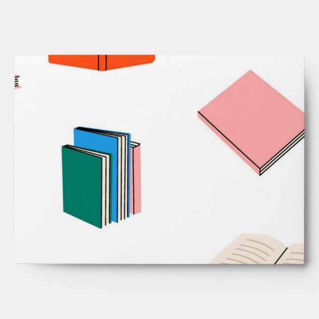 Book pattern envelope (Front)