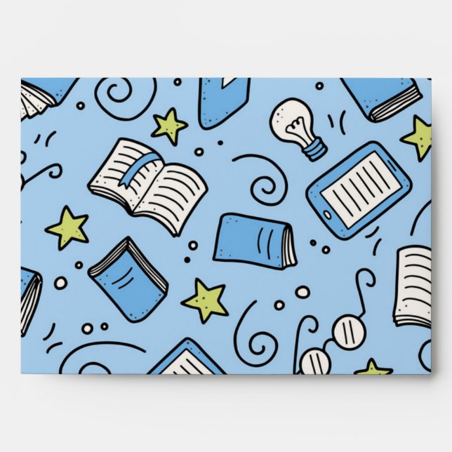 Book pattern envelope (Front)