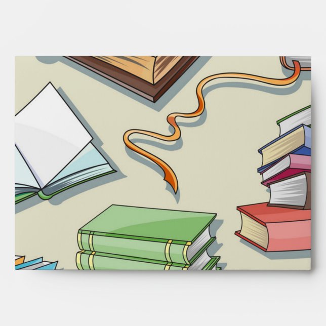 Book pattern envelope (Front)