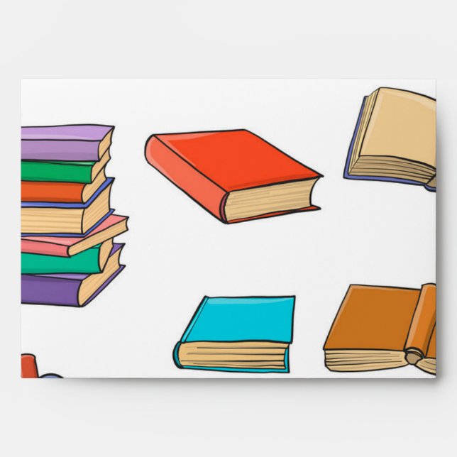 Book pattern envelope (Front)