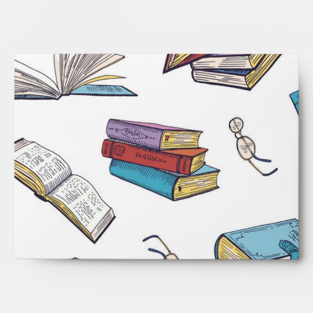 Book pattern envelope (Front)