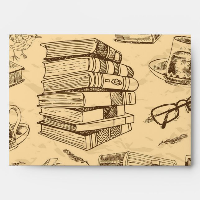 Book pattern envelope (Front)