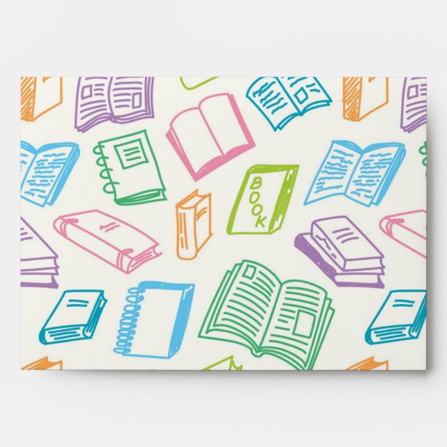 Book pattern envelope (Front)