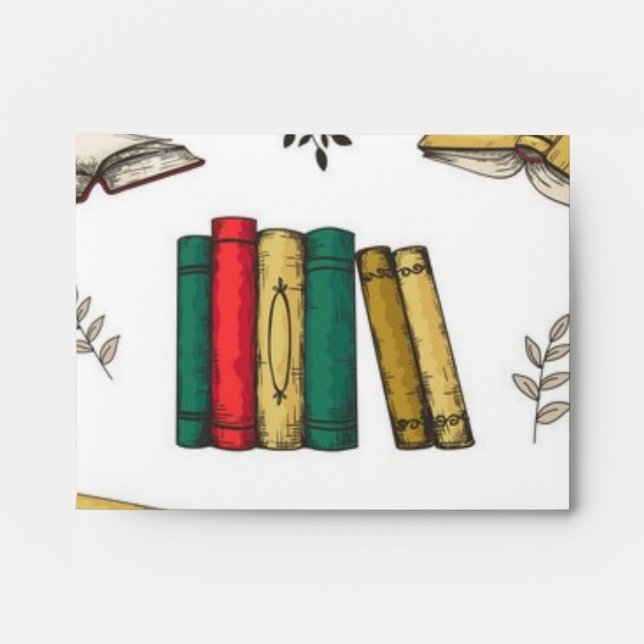Book pattern envelope (Front)