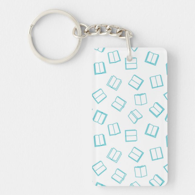 Book pattern key ring (Front)