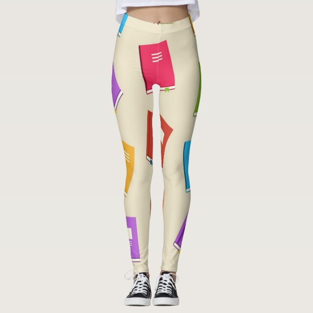 Book pattern leggings (Front)