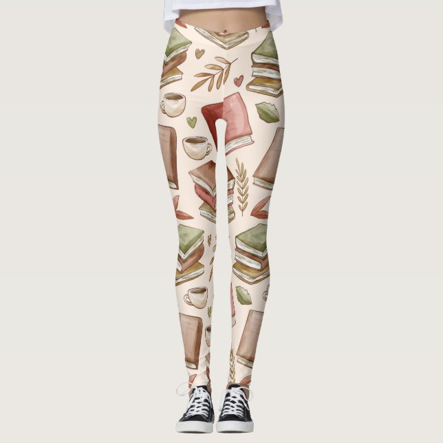 Book pattern leggings (Front)
