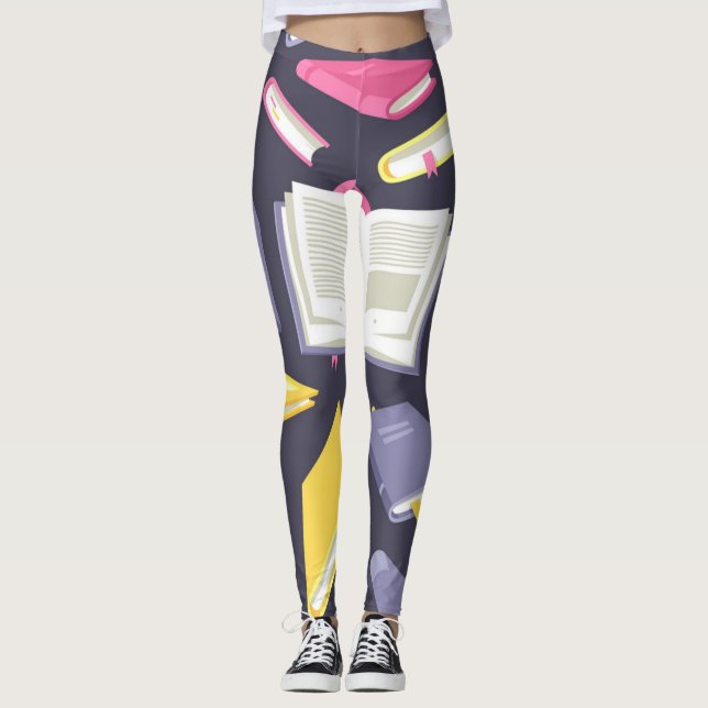 Book pattern leggings (Front)