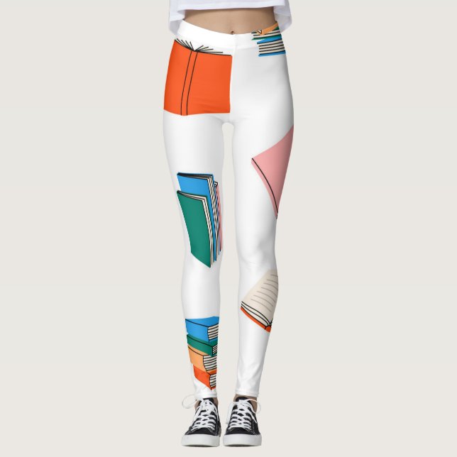 Book pattern leggings (Front)