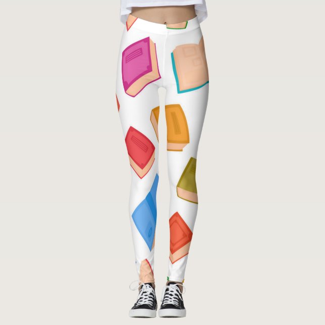 Book pattern leggings (Front)