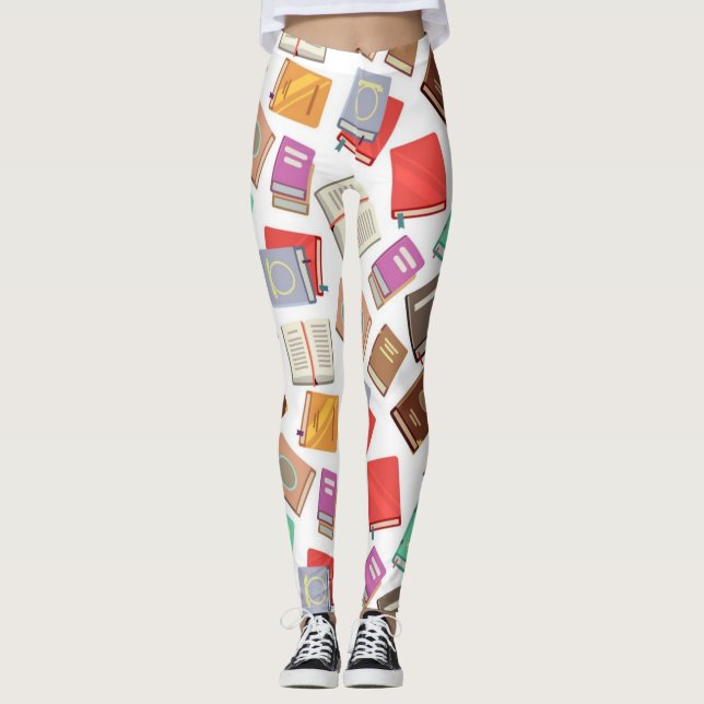 Book pattern leggings (Front)