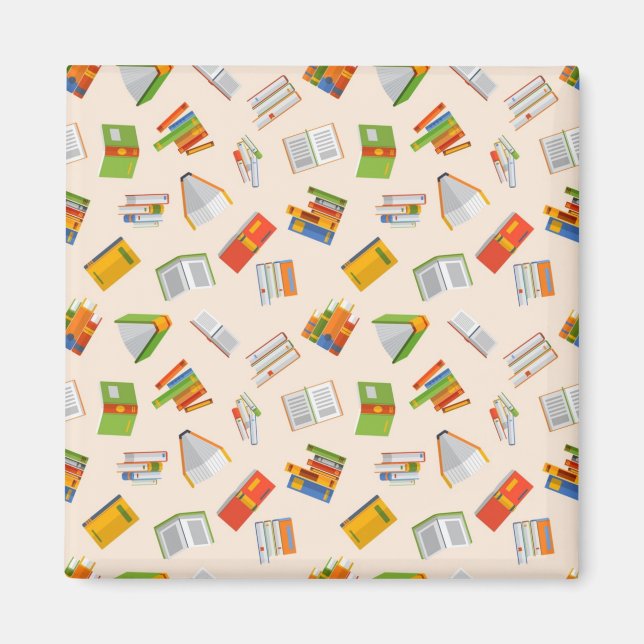 Book pattern magnet (Front)