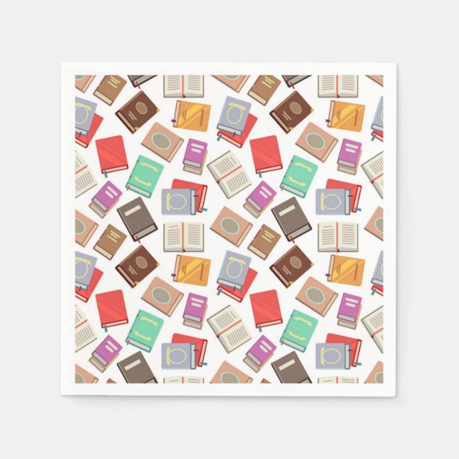 Book pattern napkin (Front)