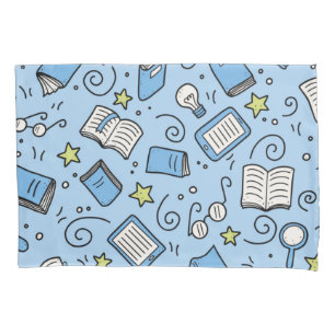 Book pattern pillowcase
