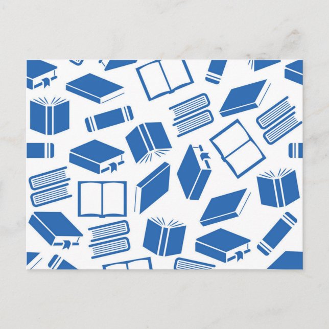 Book pattern postcard (Front)