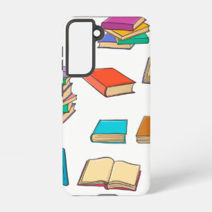 Book pattern samsung galaxy case