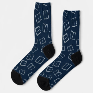 Book pattern socks