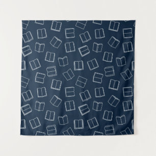 Book pattern tapestry