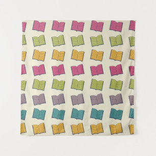 Book pattern tapestry