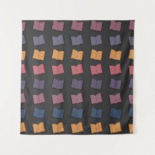 Book pattern tapestry