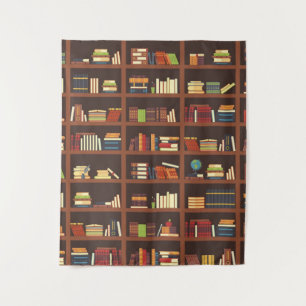 Book pattern tapestry