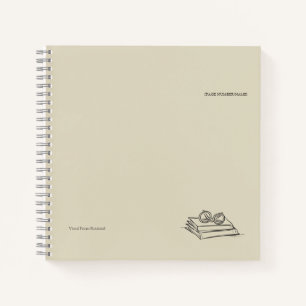 Book Pile- Minimalist Book Lover