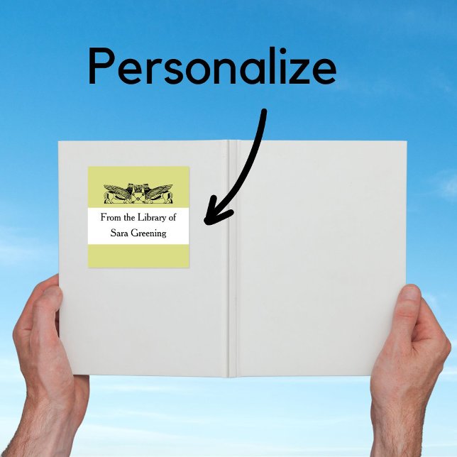 Book plate bookplate label stickers library of  (Creator Uploaded)