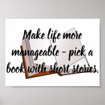 Book quote poster