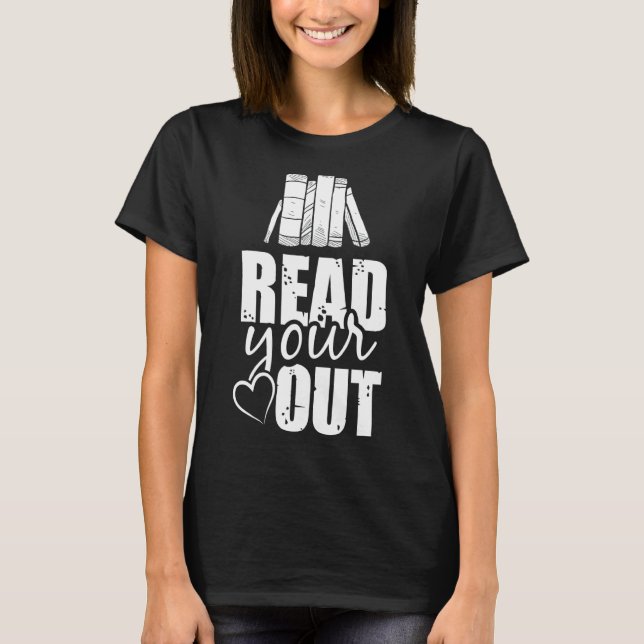Book    Read Your Heart Out T-Shirt (Front)
