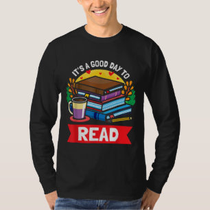 Book Reading Bookworm Reader Coffee Books T-Shirt