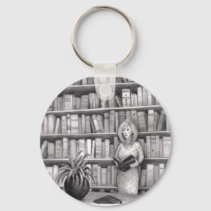 Book Reading Key Ring