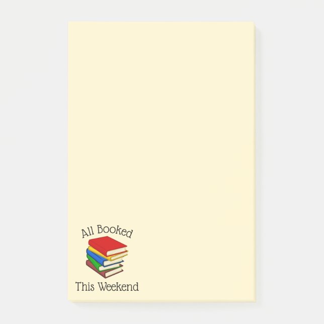 Book Reading Love Post-it Notes (Front)